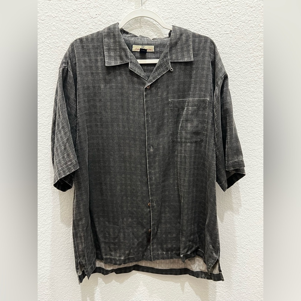Tommy Bahama Charcoal Button Down Shirt